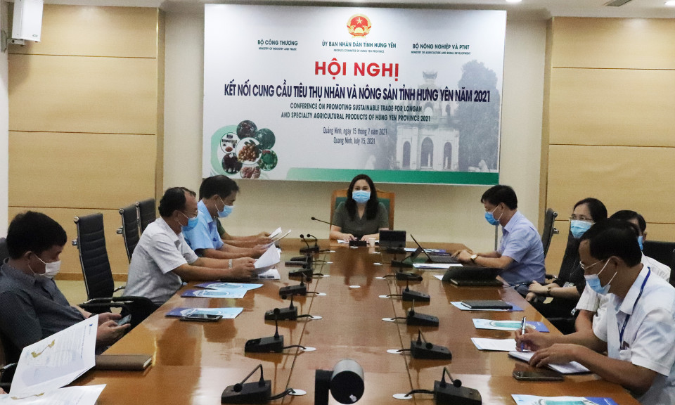 Hội nghị kết nối tiêu thụ nhãn và nông sản Hưng Yên 