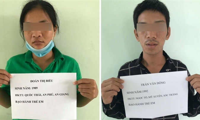 Bắt cặp vợ chồng đánh đập dã man cháu gái ruột 6 tuổi