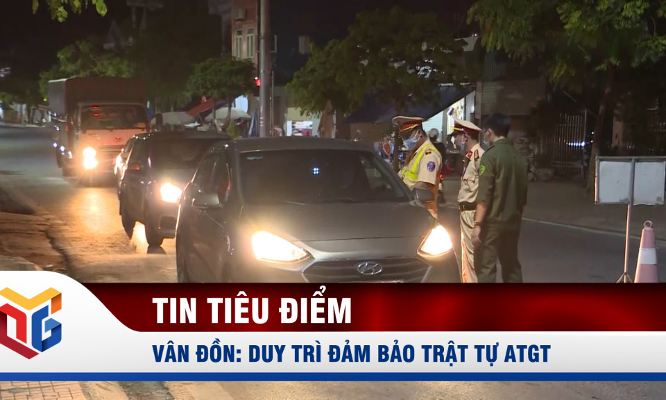 Vân Đồn: Duy trì đảm bảo trật tự ATGT