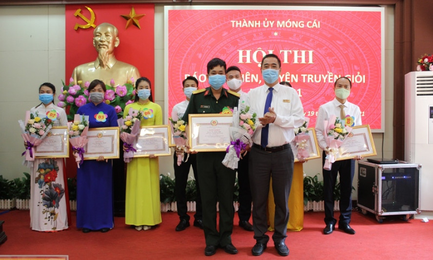 Móng Cái: Hội thi báo cáo viên, tuyên truyền viên giỏi năm 2021