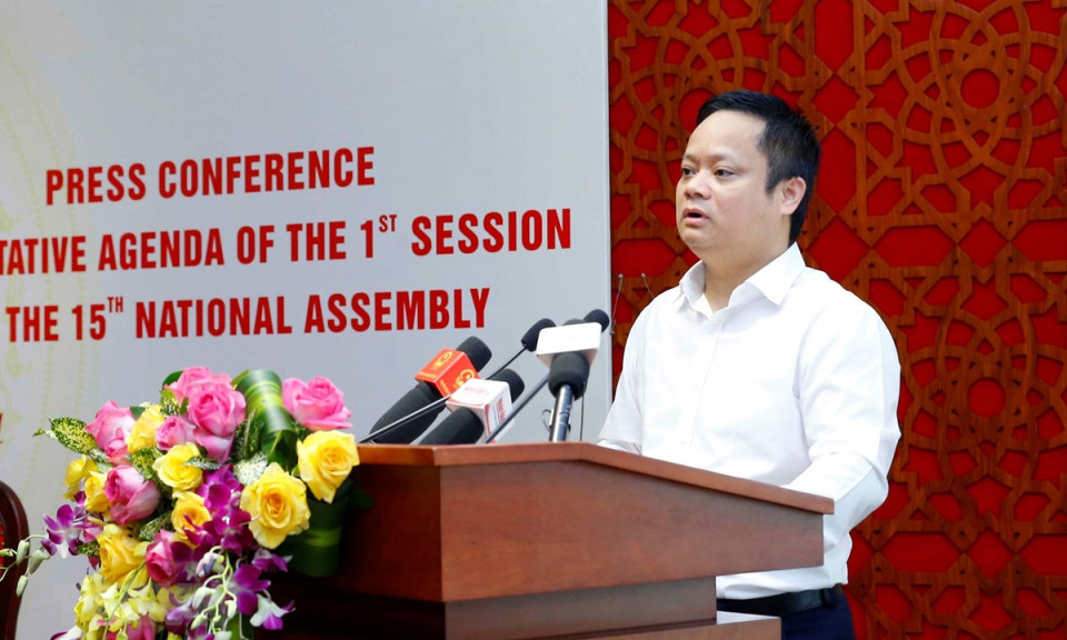 Nhiều nội dung quan trọng trong ngày làm việc đầu tiên Kỳ họp thứ nhất, Quốc hội khóa XV 