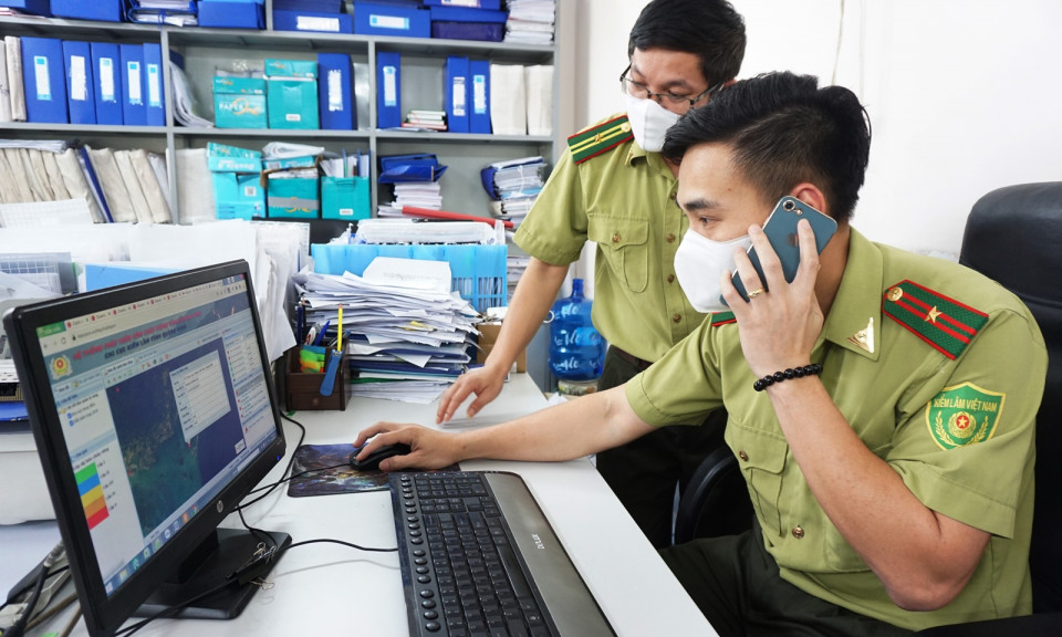 Quản lý và bảo vệ rừng bằng CNTT