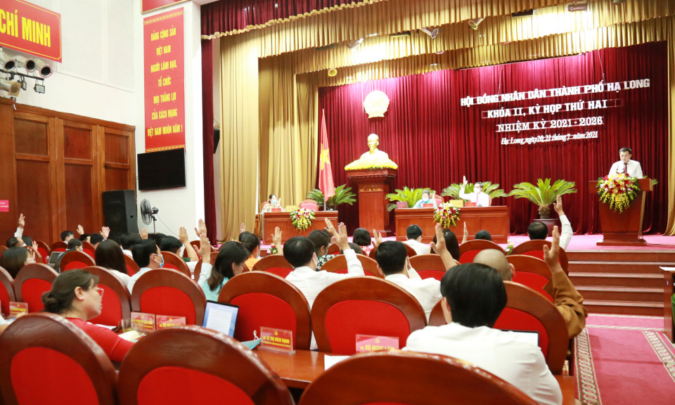 HĐND TP Hạ Long Khóa II tổ chức kỳ họp thứ 2