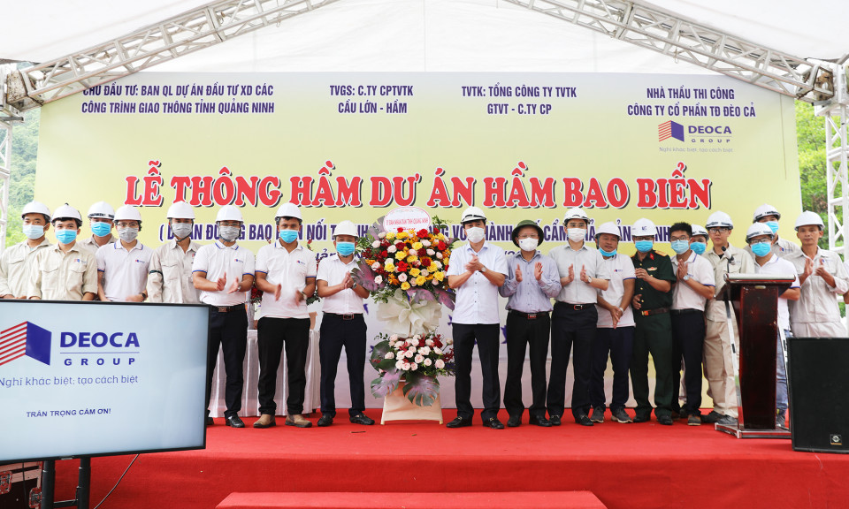 Thông kỹ thuật nhánh cuối cùng hầm xuyên núi Hạ Long - Cẩm Phả
