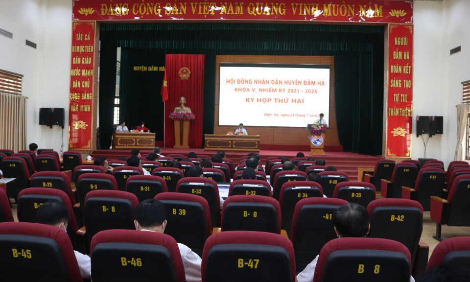 HĐND huyện Đầm Hà tổ chức Kỳ họp thứ 2, nhiệm kỳ 2021-2026