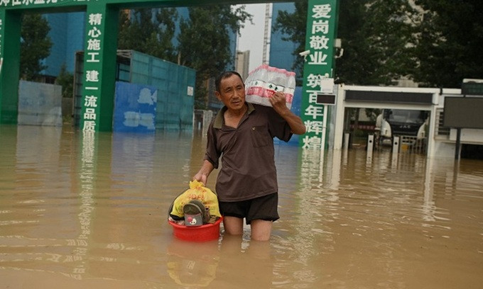 Lũ lụt ảnh hưởng hơn 7,5 triệu người Trung Quốc