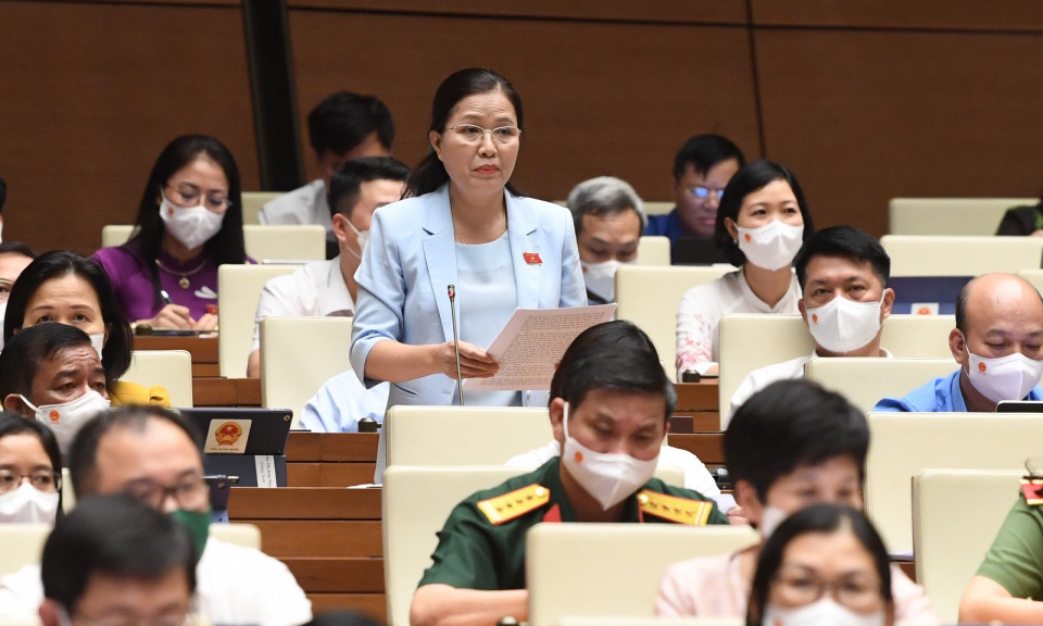ĐBQH tỉnh Quảng Ninh tham gia thảo luận tại hội trường