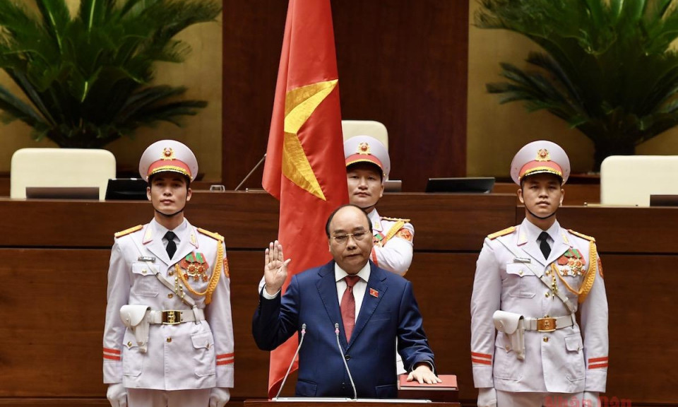 Chủ tịch nước Nguyễn Xuân Phúc tuyên thệ nhậm chức