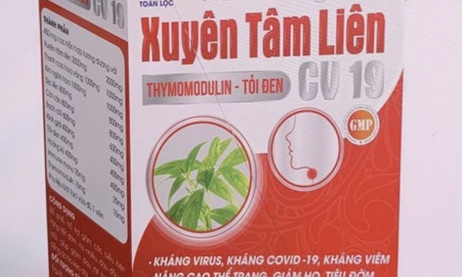 Bộ Y tế cảnh báo 2 sản phẩm Xuyên Tâm Liên "nổ" công dụng kháng COVID-19 là giả mạo