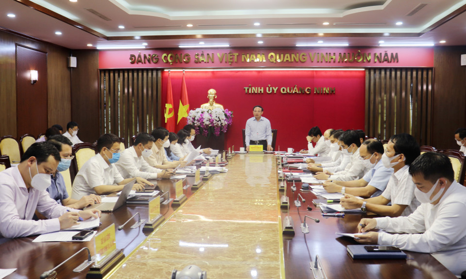 Hội nghị Ban Thường vụ Tỉnh ủy