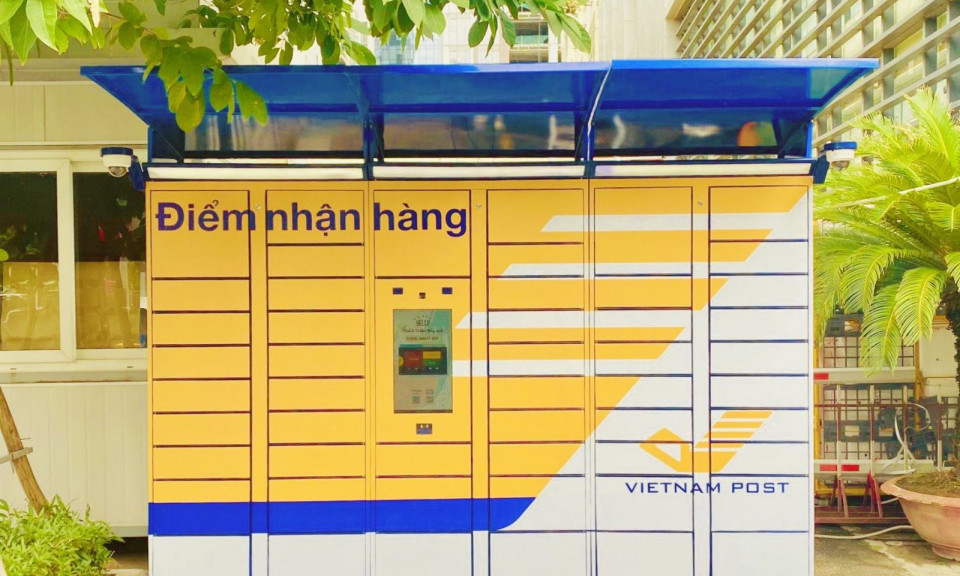 Bưu điện Việt Nam thử nghiệm dịch vụ nhận hàng không tiếp xúc 24/7 với tủ phát hàng tự động 