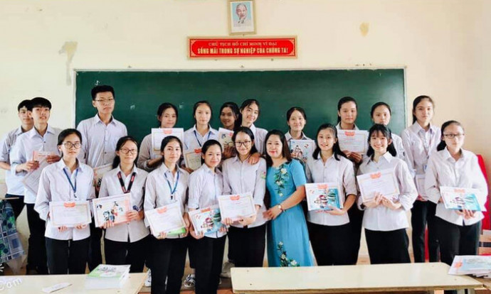 Lớp học miền núi đạt trung bình 9,1 điểm Ngữ văn