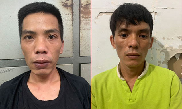 Hai tên cướp giật túi xách của phụ nữ trên đường vắng sa lưới