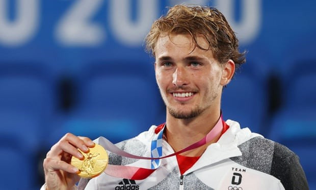 Zverev di vao lich su voi tam huy chuong Vang Olympic Tokyo hinh anh 1