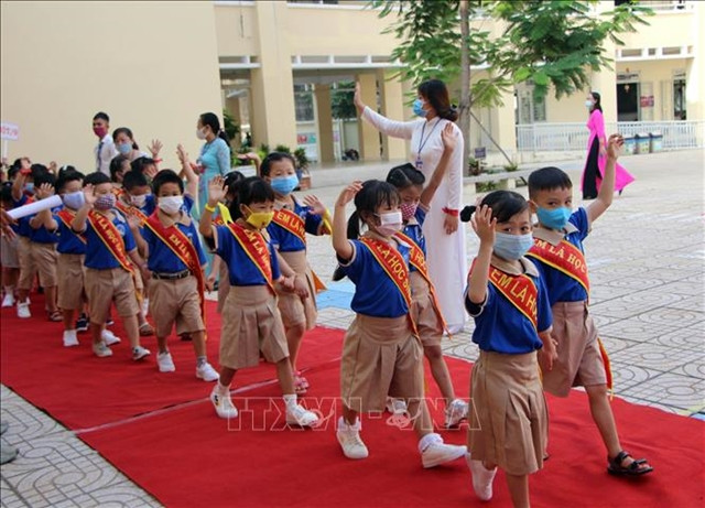 Students at Phạm Văn Chính Primary School in Thủ Đức city, HCM City last year. 