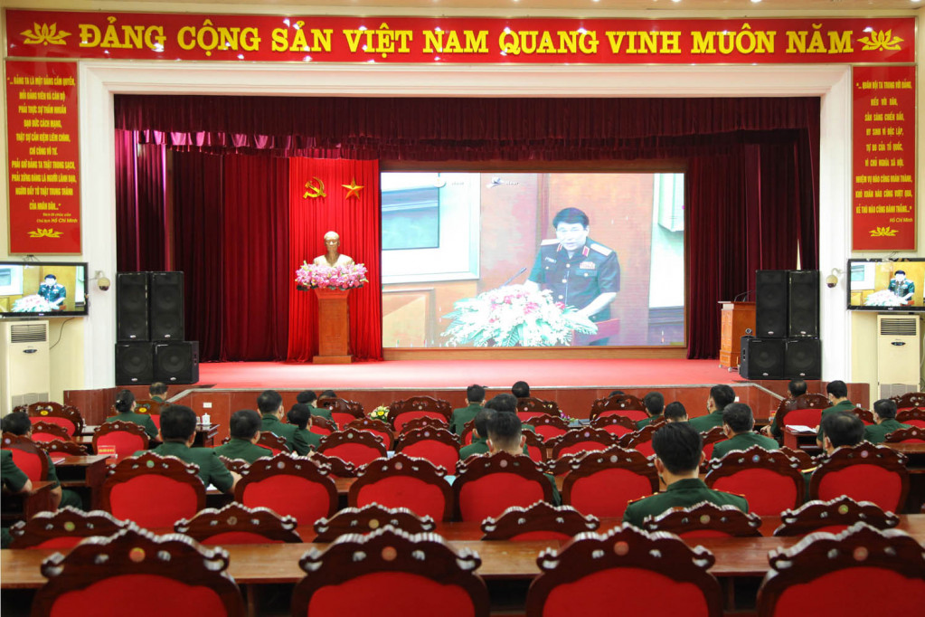 Quang cảnh dự Lễ phát động Phong trào thi đua đặc biệt với chủ đề: 