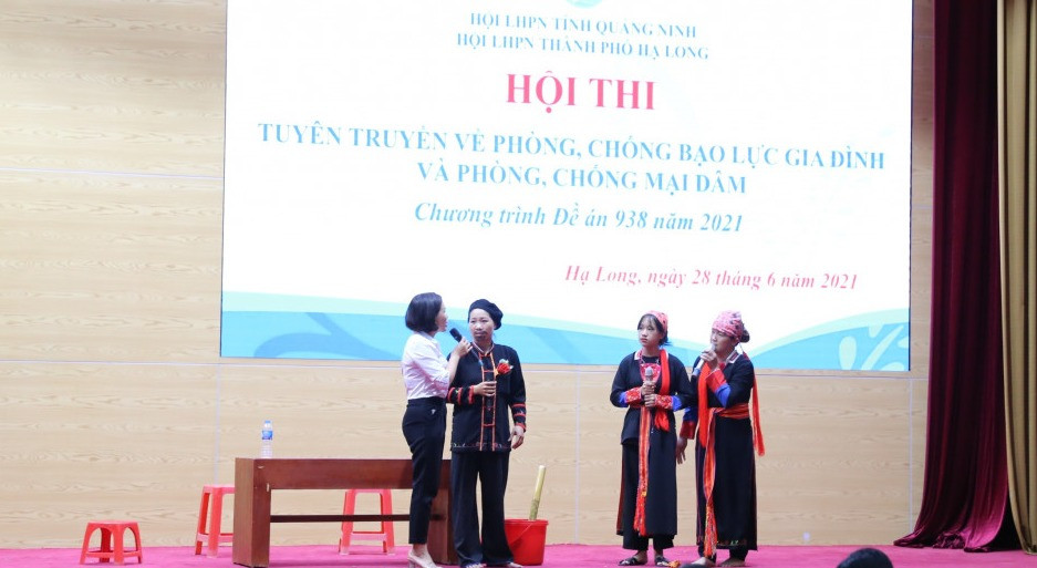Hội LHPN TP Hạ Long tổ chức Hội thi tuyên truyền về phòng, chống bạo lực gia đình năm 2021.