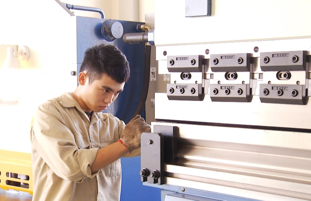 Sinh viên học tại Trường cao đẳng Việt Hàn.