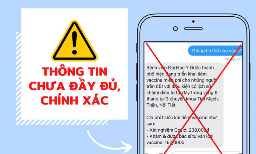 Thực hư thông tin tiêm vaccine phòng COVID-19 miễn phí tại bệnh viện