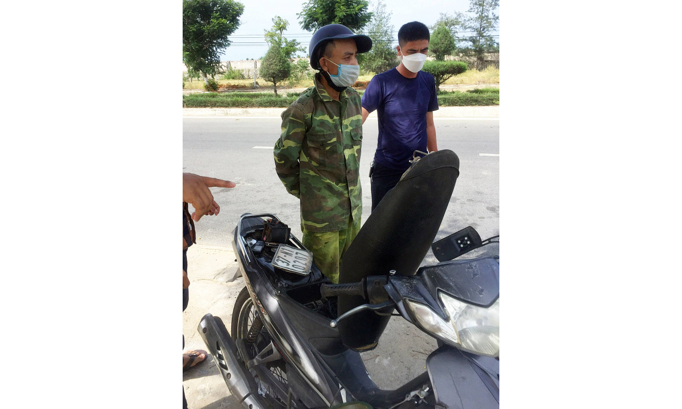 Trộm xe máy từ Nghệ An vào Quảng Nam định “thông” chốt kiểm soát dịch