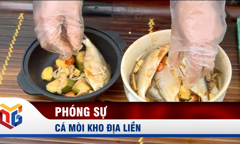 Cá mòi kho địa liền