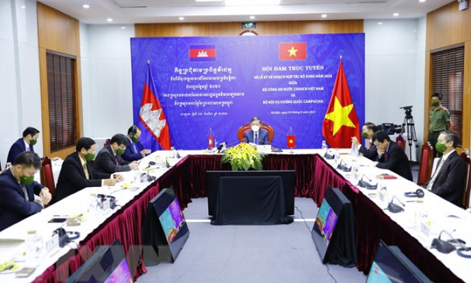 Việt Nam-Campuchia đẩy mạnh hợp tác phòng, chống tội phạm