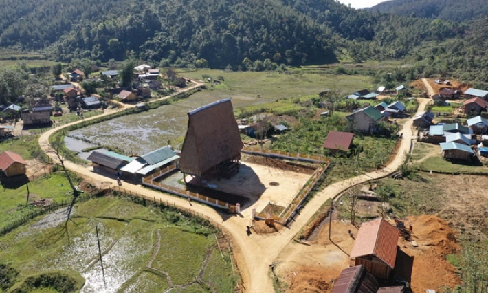 Kon Pring, a peaceful village in the Central Highlands