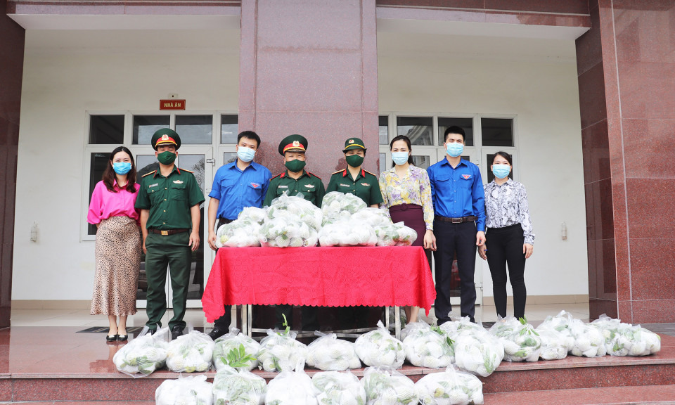 Tổng Công ty Đông Bắc hỗ trợ tiêu thụ 1,2 tấn na Đông Triều