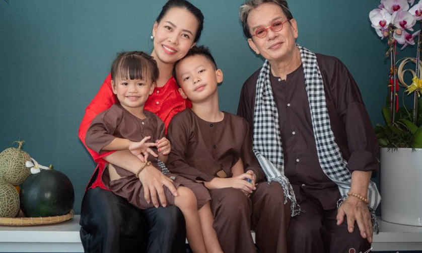 Nhạc sĩ Đức Huy và vợ kém 44 tuổi: Có gì ăn nấy, sống 'nghèo mà vui'