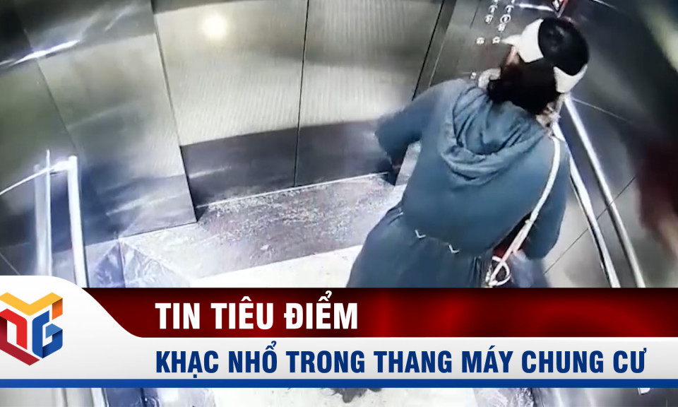 Khạc nhổ trong thang máy chung cư: Hành vi vô ý thức