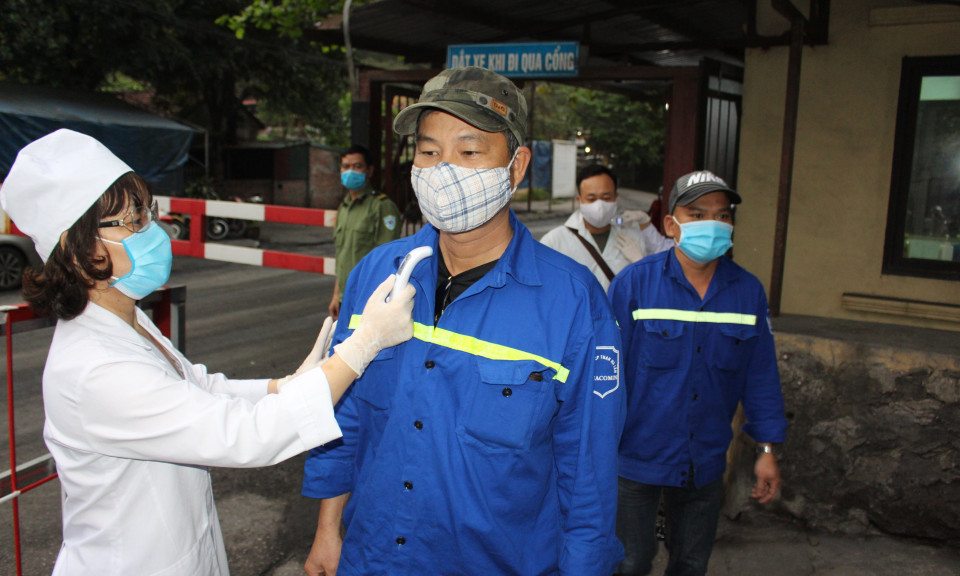 Công ty CP Than Hà Lầm: Nghiêm ngặt trong phòng chống dịch Covid-19 