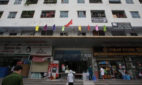 Hà Nội phong tỏa một tòa nhà ở khu HH Linh Đàm