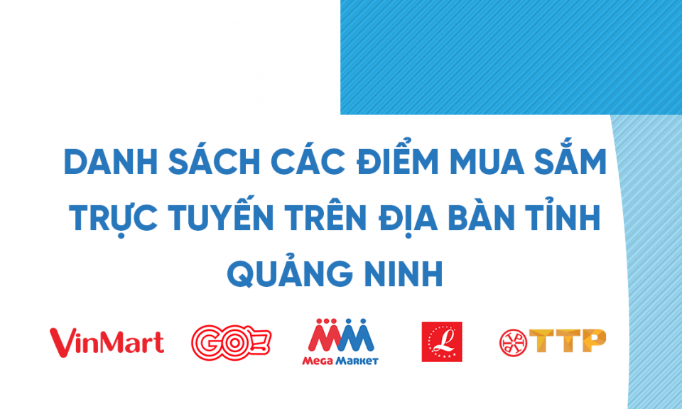 Danh sách các điểm mua sắm trực tuyến trên địa bàn tỉnh Quảng Ninh