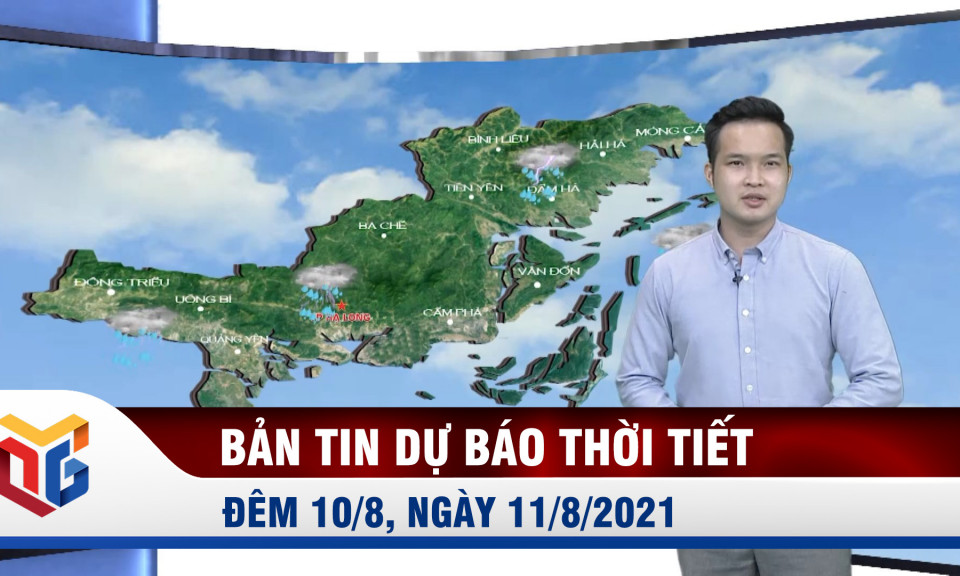 Bản tin dự báo thời tiết đêm 3/8, ngày 4/8/2021