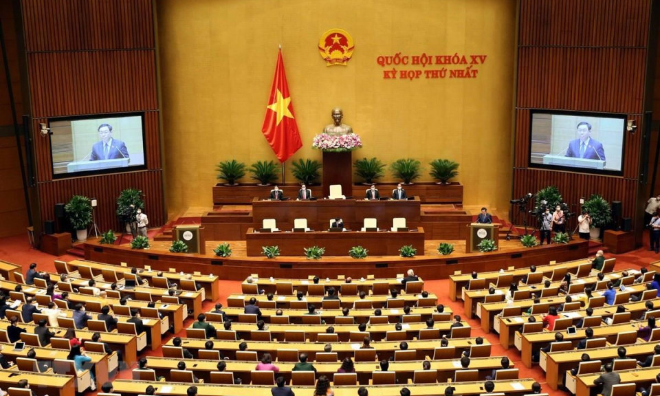 Ban hành Nghị quyết Kỳ họp thứ nhất, Quốc hội khóa XV