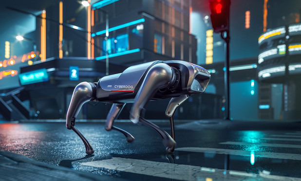 Xiaomi công bố robot chó CyberDog: đầu có chip AI, 128GB ROM, chạy 11.5km/giờ và biết nhào lộn