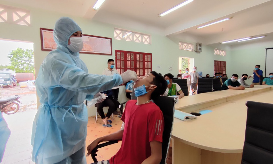 Tiên Yên xét nghiệm sàng lọc tầm soát diện rộng cho trên 1.500 trường hợp