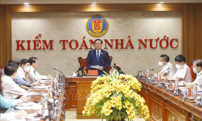 Chủ tịch Quốc hội Vương Đình Huệ: Kiểm toán là xây dựng để phát triển