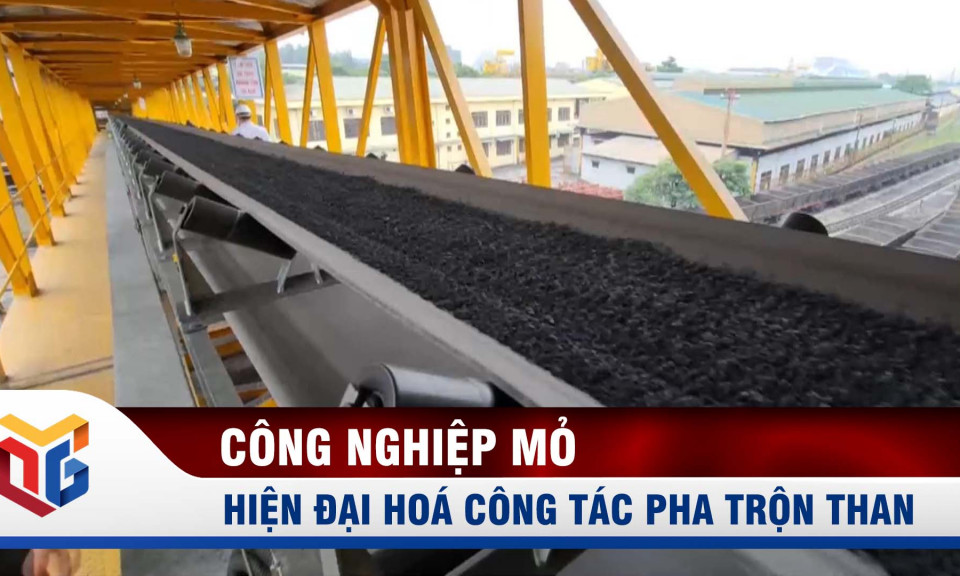 Hiện đại hóa công tác pha trộn than