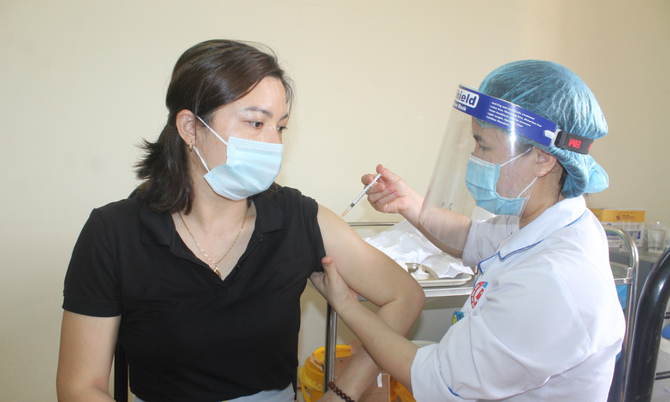 Uông Bí: Triển khai tiêm vắc xin phòng Covid-19 đợt 7 
