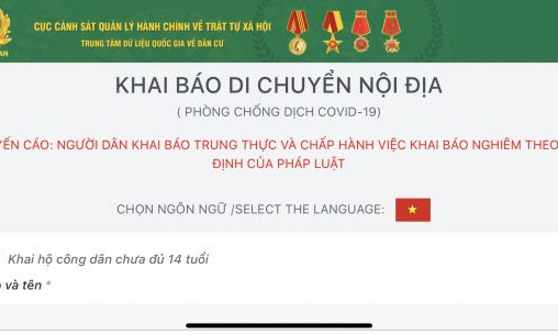 Triển khai kiểm soát người dân bằng phần mềm quản lý di biến động người ra vào vùng dịch