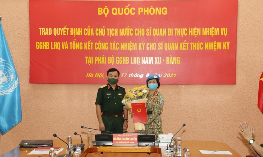 Chủ tịch nước cử nữ “Sứ giả” thực hiện nhiệm vụ gìn giữ hòa bình Liên Hợp Quốc