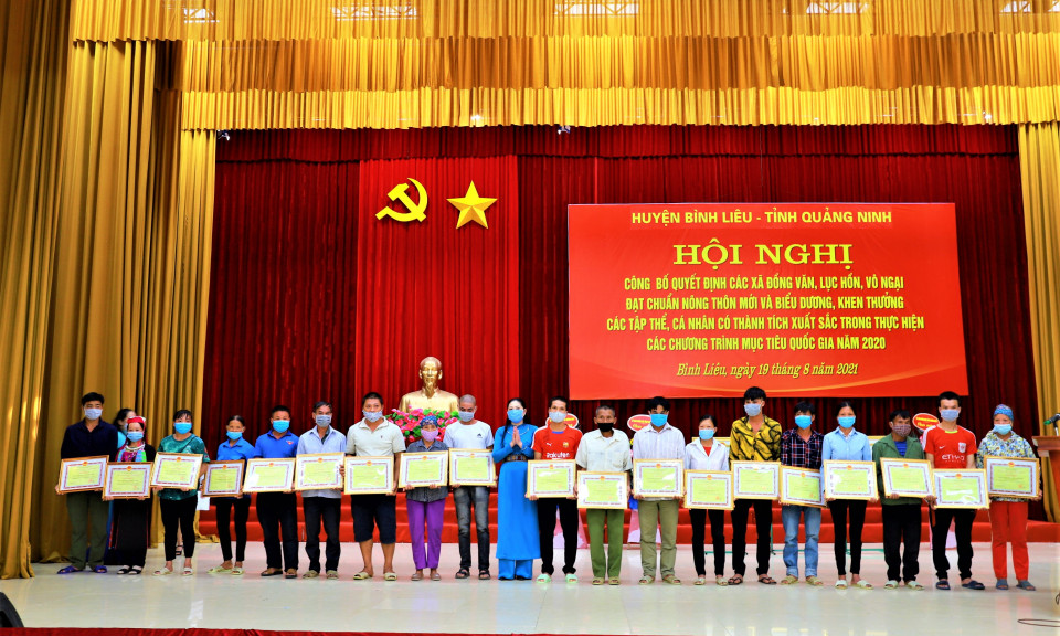 Huyện Bình Liêu có 5/6 xã đạt chuẩn nông thôn mới