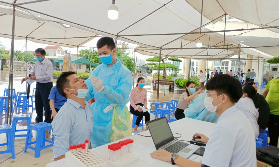 Hải Hà triển khai xét nghiệm sàng lọc SARS-CoV-2 diện rộng 