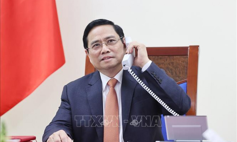 Thủ tướng Chính phủ Phạm Minh Chính điện đàm với Chủ tịch, Giám đốc điều hành Công ty Pfizer