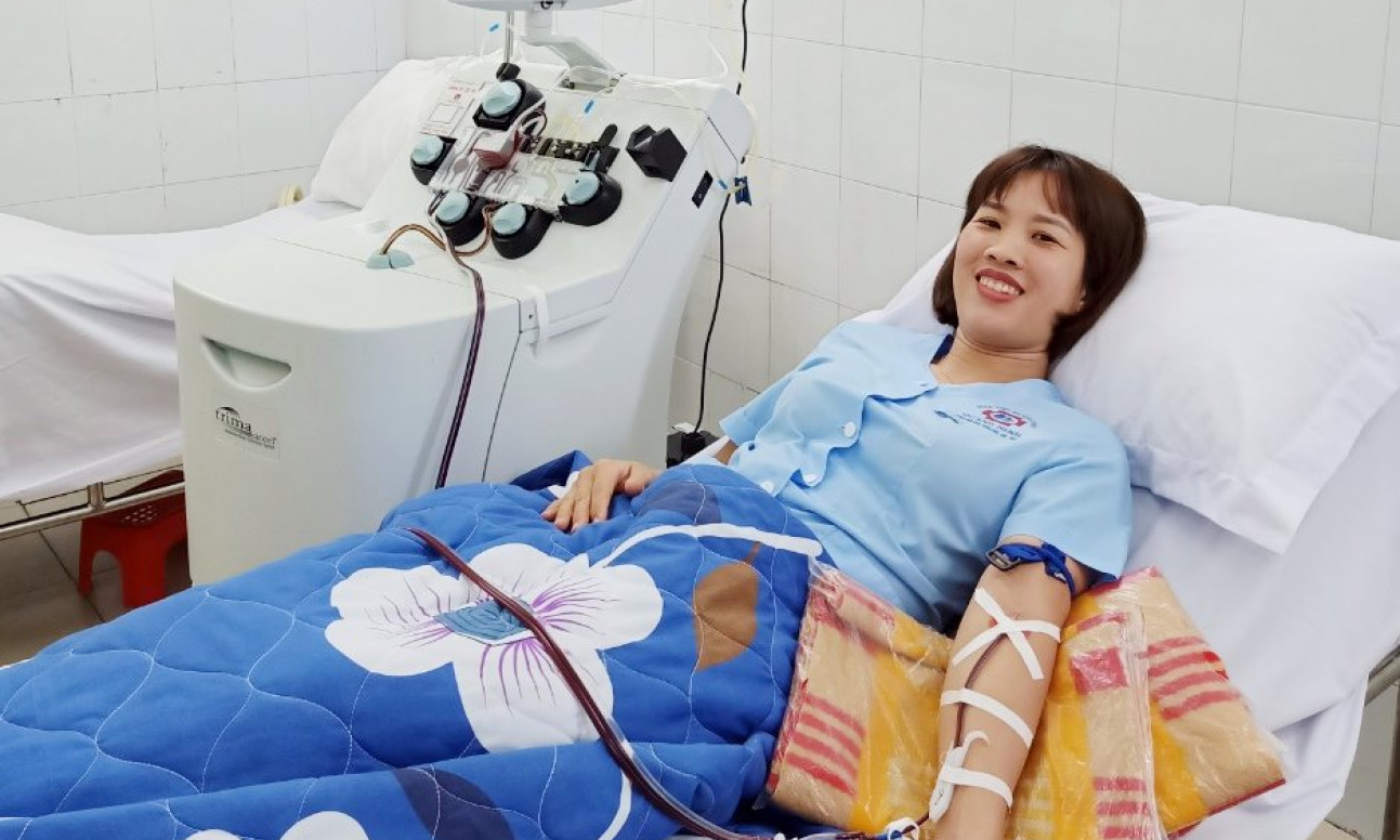 Nữ hộ lý 29 lần hiến máu tình nguyện
