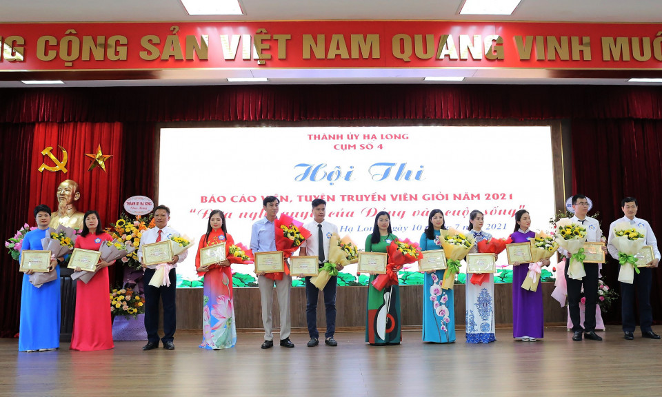  Hội thi báo cáo viên, tuyên truyền viên giỏi năm 2021: Đợt sinh hoạt chính trị nhiều ý nghĩa