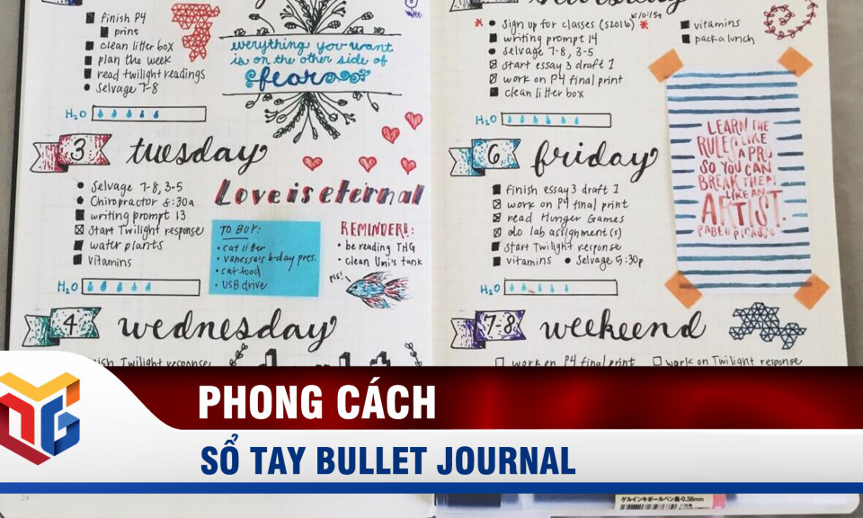 Bullet journal - Hơn cả một cuốn sổ tay