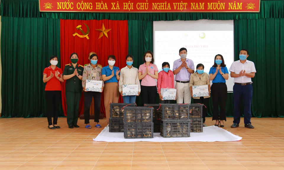 Hỗ trợ phụ nữ nghèo nâng cao thu nhập