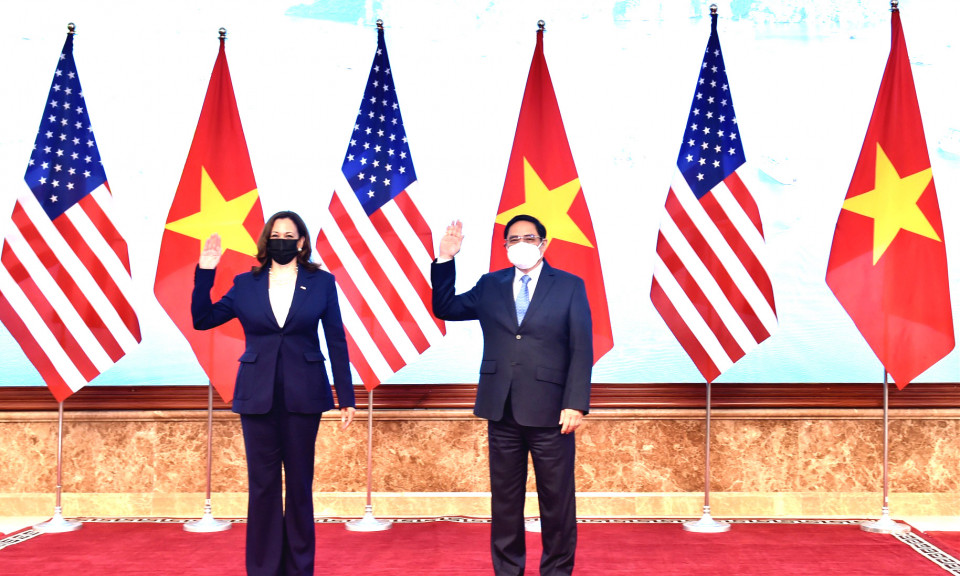 Thủ tướng Phạm Minh Chính tiếp Phó Tổng thống Hoa Kỳ Kamala Harris